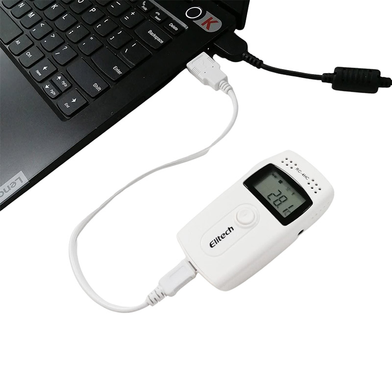 USB Type T+RH Data Logger with External Sensor (RC-4HC)